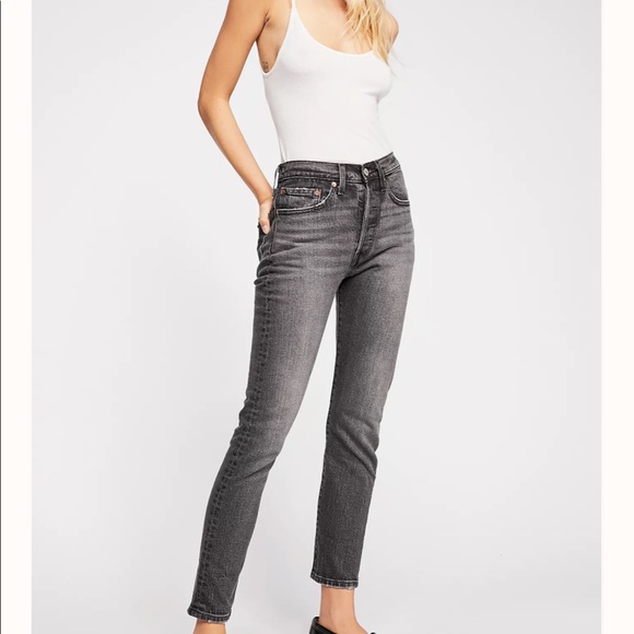 NWT Black Levi’s 501 women’s skinny high rise skin - Picture 2 of 13